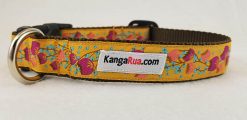 Flowers on Goldenrod - 1" Collar