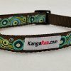 Green & Blue Targets on Brown - 3/4" Collar