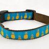 Pineapples on Blue - 1" Collar