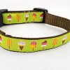 Popsicles on Lime Green - 1" Collar