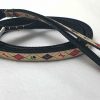 Bones & Paws on Tan Argyle - 6' Leash - 3/4" Width