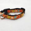 Happy Hearts on Orange - .5" Collar
